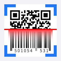 Ícone de Leitor de código QR e barras