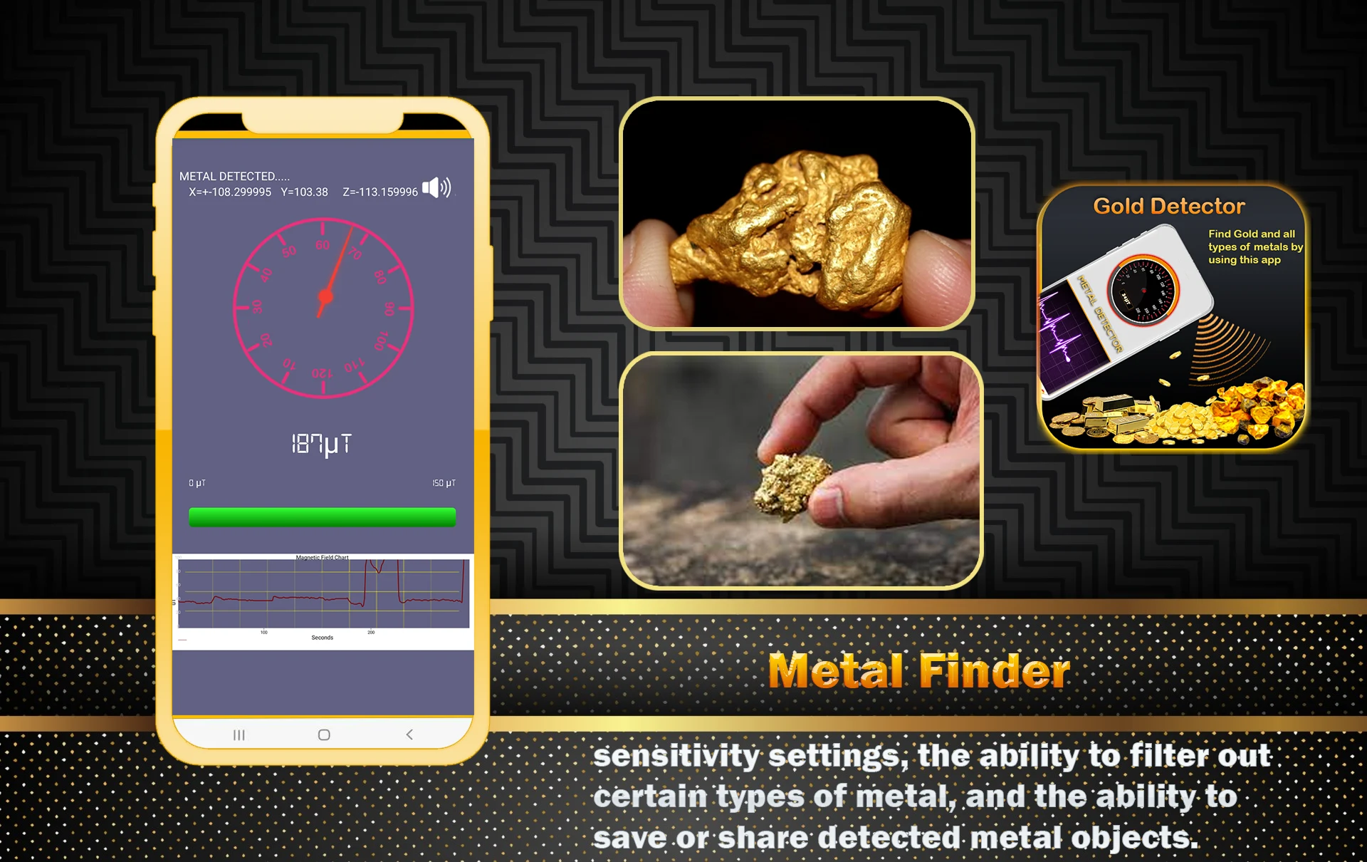 Gold Finder & Metal Detector screenshot